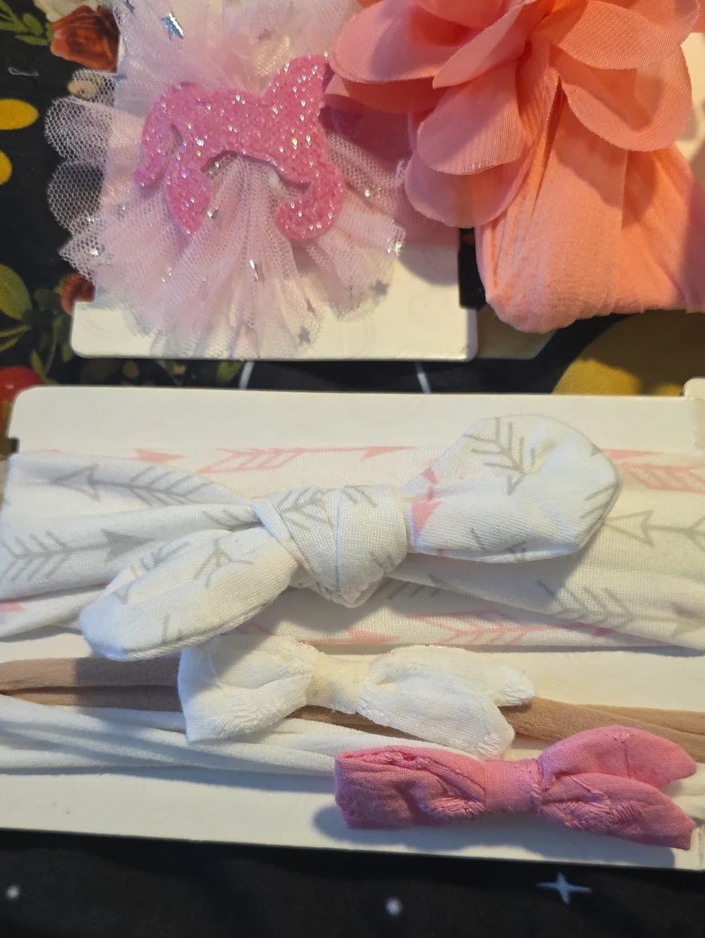 Wonder Nation Baby Headwraps & Bows Bundle - 5 Packs (12 Total Pcs) NWT